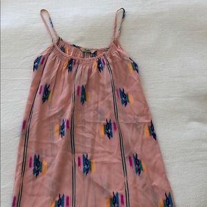Tucker silk dress